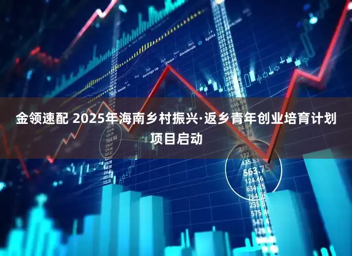 金領(lǐng)速配 2025年海南鄉(xiāng)村振興·返鄉(xiāng)青年創(chuàng)業(yè)培育計(jì)劃項(xiàng)目啟動(dòng)